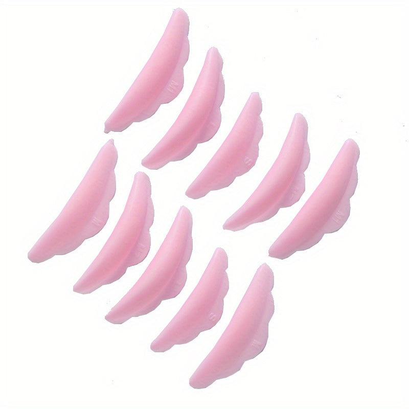 10 pcs Reusable Lash Lift Rods and Pads for Lash Lifting - 5 Sizes
