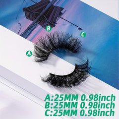 8 Pairs Dramatic 8D Cat Eye Fluffy Faux Mink Lashes