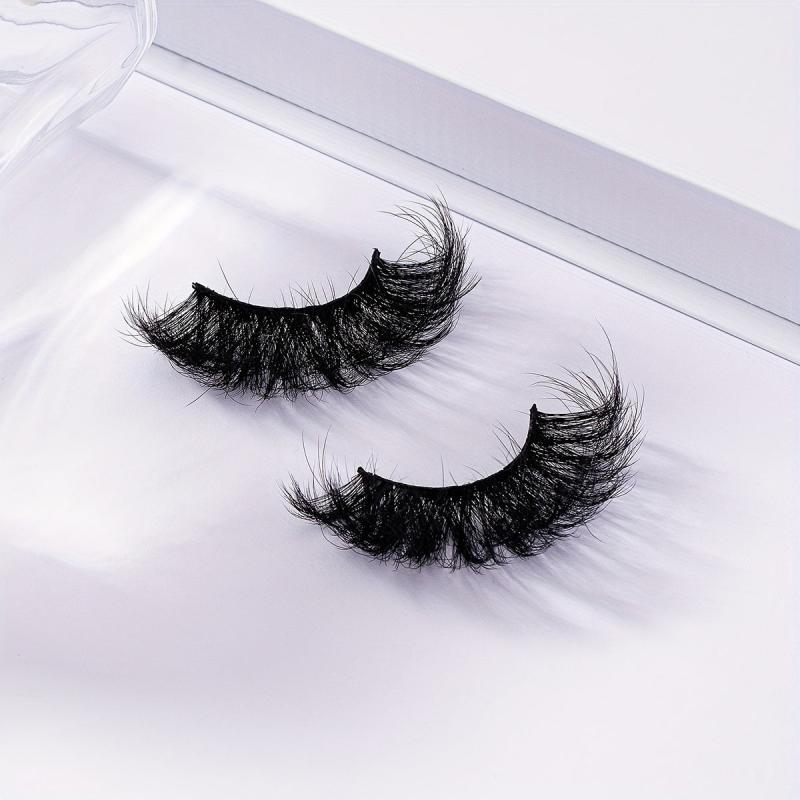 8 Pairs Dramatic 8D Cat Eye Fluffy Faux Mink Lashes