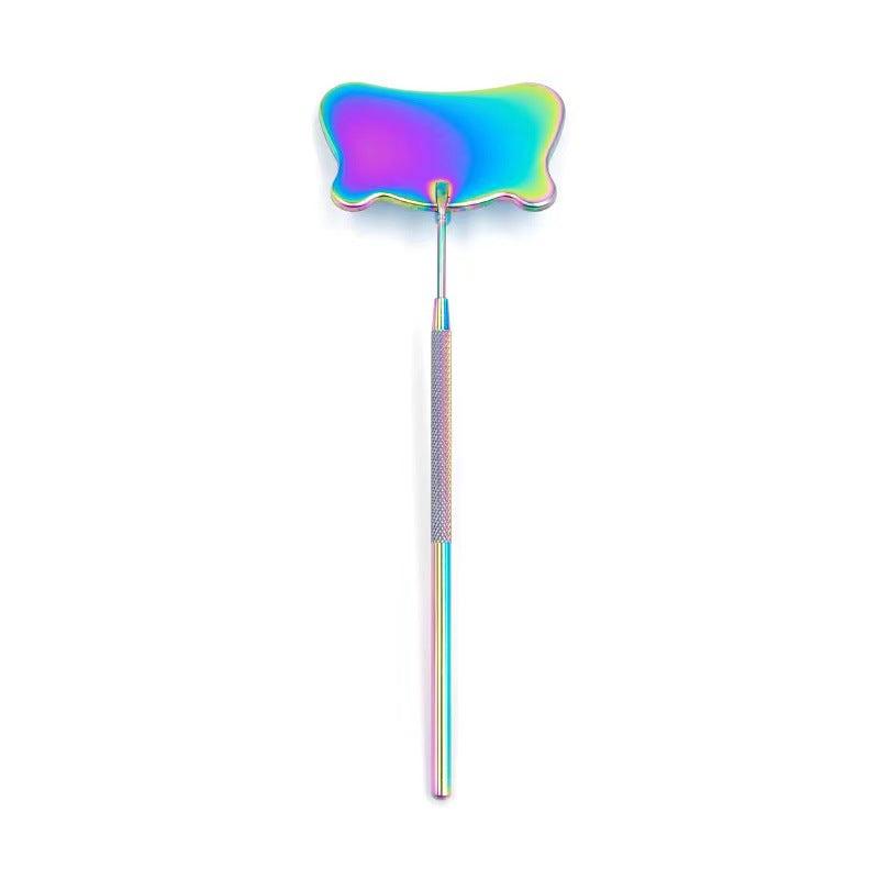 Bear Shaped Lash Extension Mirror Stainless Steel Makeup Tool