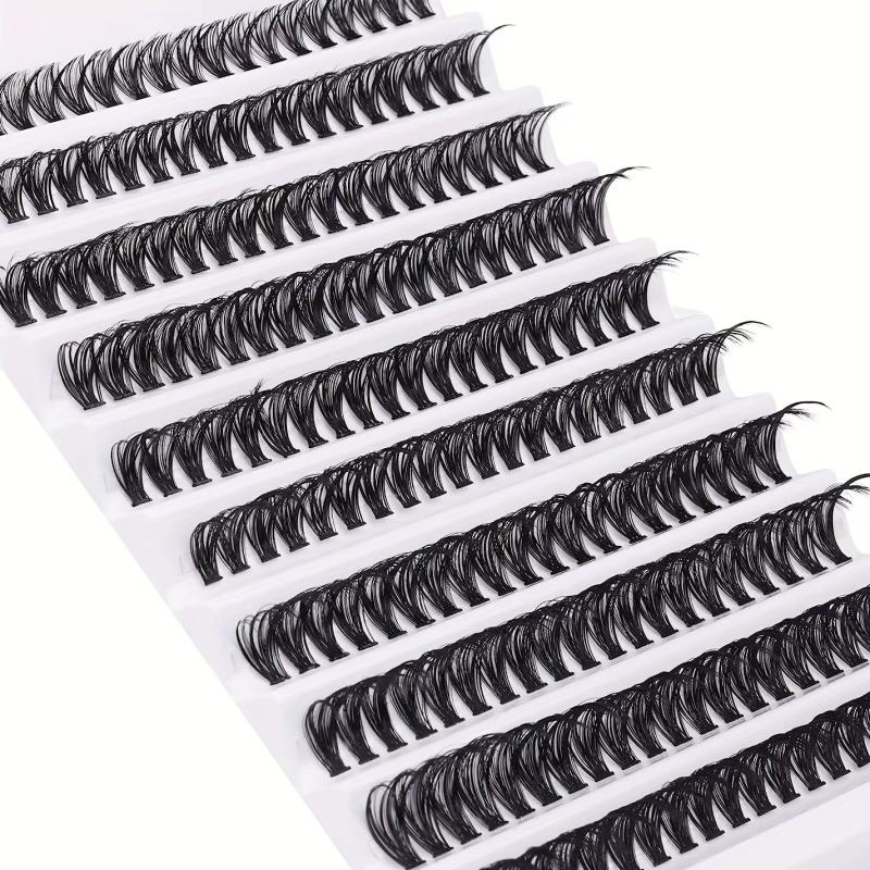 Wispy Natural Look Individual Lashes D Curling DIY Cluster Eyelash Extension