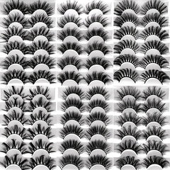 Voluminous 8D Faux Mink Eyelashes Natural Soft and Fluffy Extensions