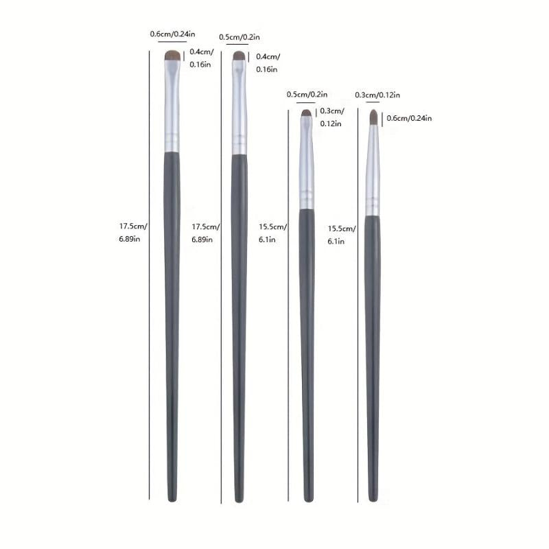 4pcs Eye Shadow Brush Set for Detail Eye Makeup