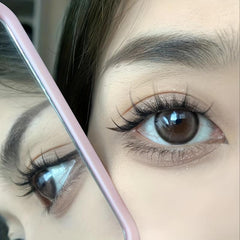 100 Clusters False Eyelashes Segmented Curling Natural