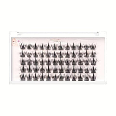 100 Clusters False Eyelashes Segmented Curling Natural