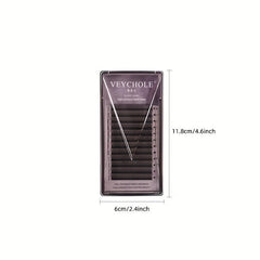 12 Rows YY Shape Cluster Lashes Natural Long Eye Lash Extension