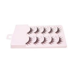 5 Pairs Manga Lashes Cos Dance Eyelashes 3D Natural Faux Mink Extension