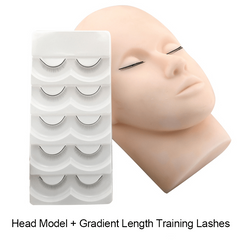 Training Lashes Set for Beginners - 5 Pairs Eyelash Extension