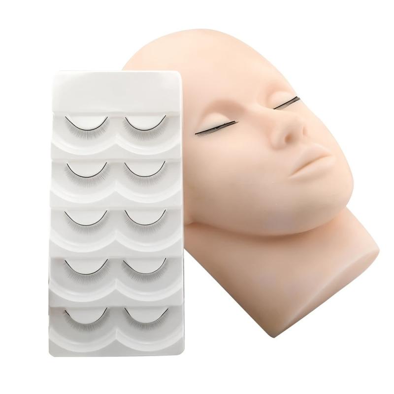 Training Lashes Set for Beginners - 5 Pairs Eyelash Extension