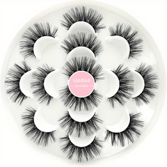 Natural 3D Mink False Eyelashes Soft and Reusable Lashes
