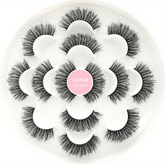 Natural 3D Mink False Eyelashes Soft and Reusable Lashes