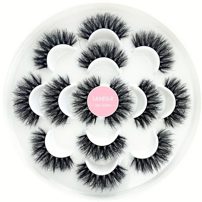 Natural 3D Mink False Eyelashes Soft and Reusable Lashes