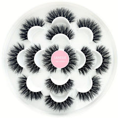 Natural 3D Mink False Eyelashes Soft and Reusable Lashes