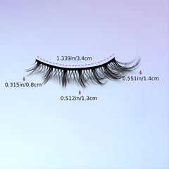 5 Pairs 3D Cross Fiber False Eyelashes