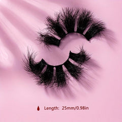 8 Pairs 6D Volumized False Eyelashes for Dramatic Makeup and Stage Performance