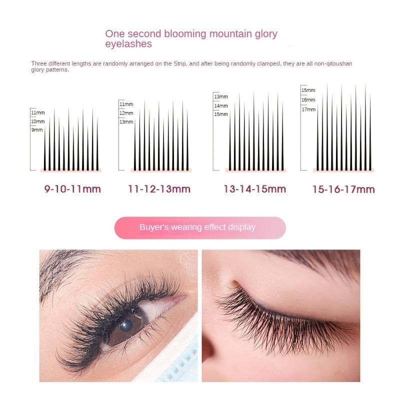 Mini Cluster Lashes 12 Rows 0.07DD Curl 8-15mm Wispy Natural Look DIY Eyelashes