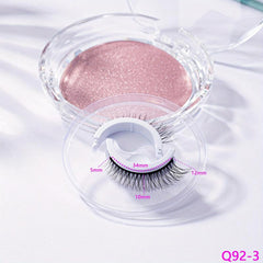 Self Adhesive Reusable Faux Mink False Eyelashes Natural Soft Lashes