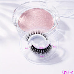Self Adhesive Reusable Faux Mink False Eyelashes Natural Soft Lashes