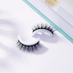 Self Adhesive Reusable Faux Mink False Eyelashes Natural Soft Lashes