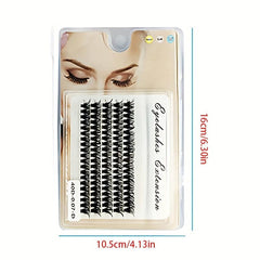 DIY 40D Curl Eyelash Extension Pro Kit 11 14mm 100Pcs Purple Cluster Lashes