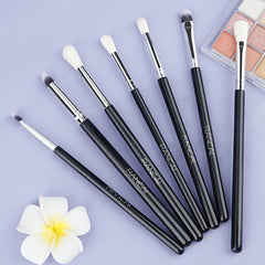 7pcs Eyeshadow Brush Eye Blender Kit Wooden Handle Vegan Makeup Tool