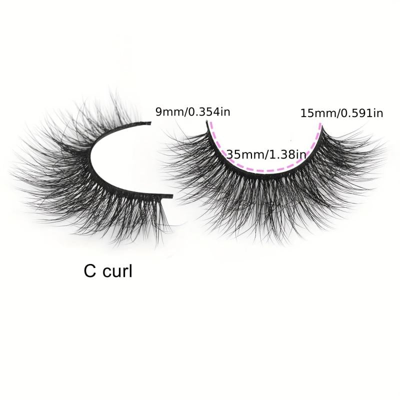 Fluffy Cross Mink Lashes Extension for Women