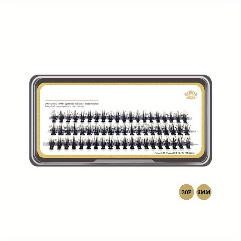 Soft Cluster False Eyelashes 30D Faux Mink Lashes 8 15mm