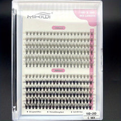 240pcs 10D 20D Cluster Lashes DIY Eyelash Extension C Curl Faux Mink 8-12mm