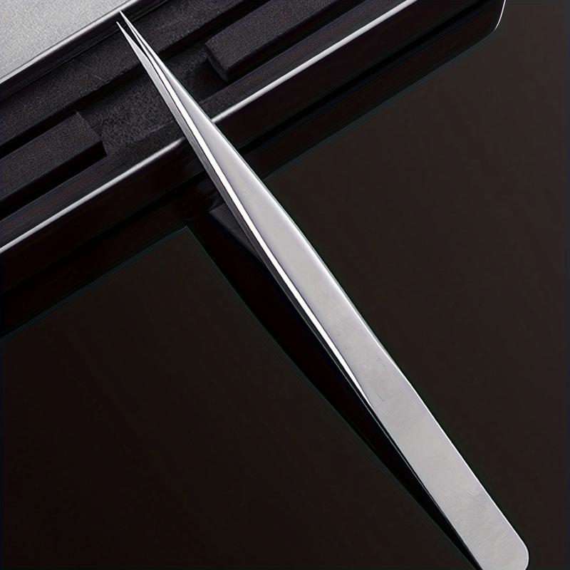Eyelash Extension Tweezers Straight & Curved Tip Nippers Volume Lash Tools