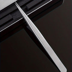 Eyelash Extension Tweezers Straight & Curved Tip Nippers Volume Lash Tools