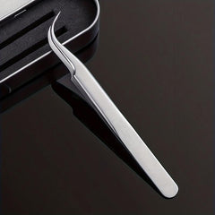 Eyelash Extension Tweezers Straight & Curved Tip Nippers Volume Lash Tools