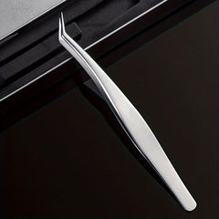 Eyelash Extension Tweezers Straight & Curved Tip Nippers Volume Lash Tools
