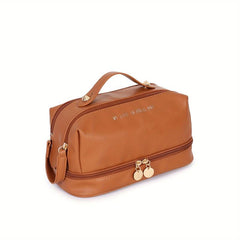 Travel Makeup Bag Large Capacity Double Layer Cosmetic Bag