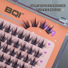 Wild Devil False Eyelashes Thin Band Natural Style Extension For Beginners