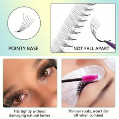 Curling Volume Lash Extensions 5D 10D 9-16mm Long Lasting False Eyelashes