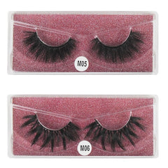 20 Pairs 3D Mink Lashes Natural Looking False Eyelashes Set Makeup Birthday Gift