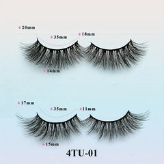 Long Fluffy 3D Faux Mink False Eyelashes for Natural & Dramatic Look