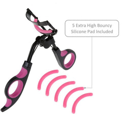 Eyelash Curler Handle with 5 Silicone Pads