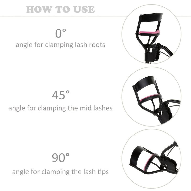 Eyelash Curler Handle with 5 Silicone Pads