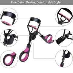 Eyelash Curler Handle with 5 Silicone Pads