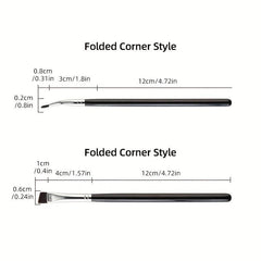 Ultra Fine Angled Eyeliner Brush for Precision Eye Define Makeup