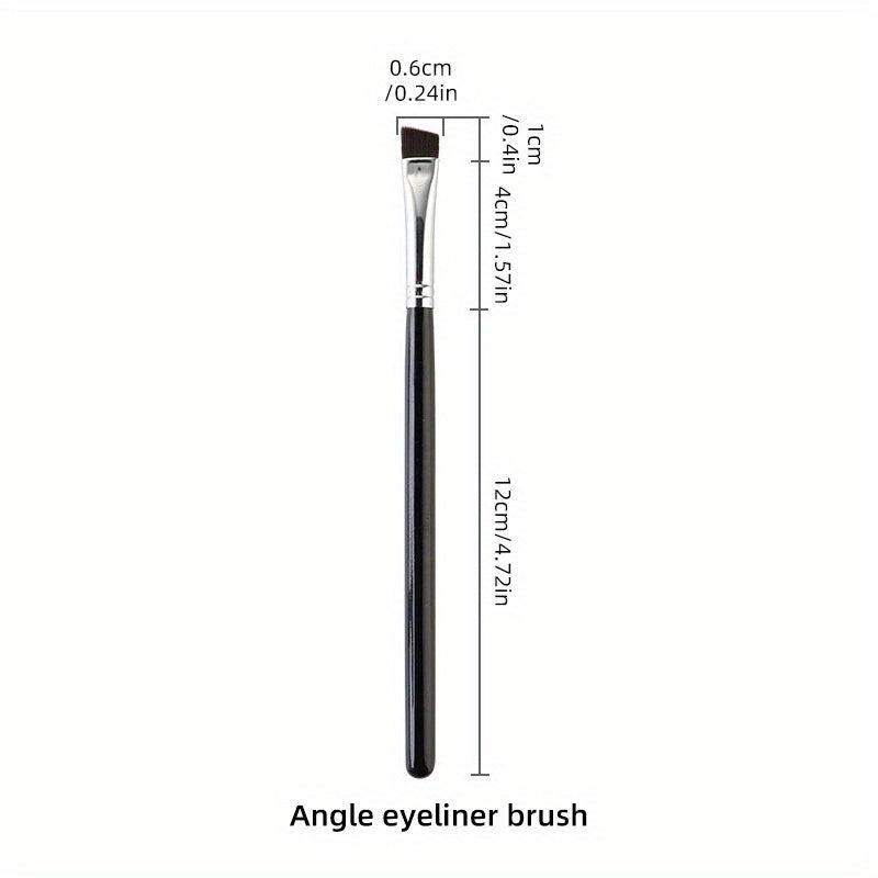 Ultra Fine Angled Eyeliner Brush for Precision Eye Define Makeup