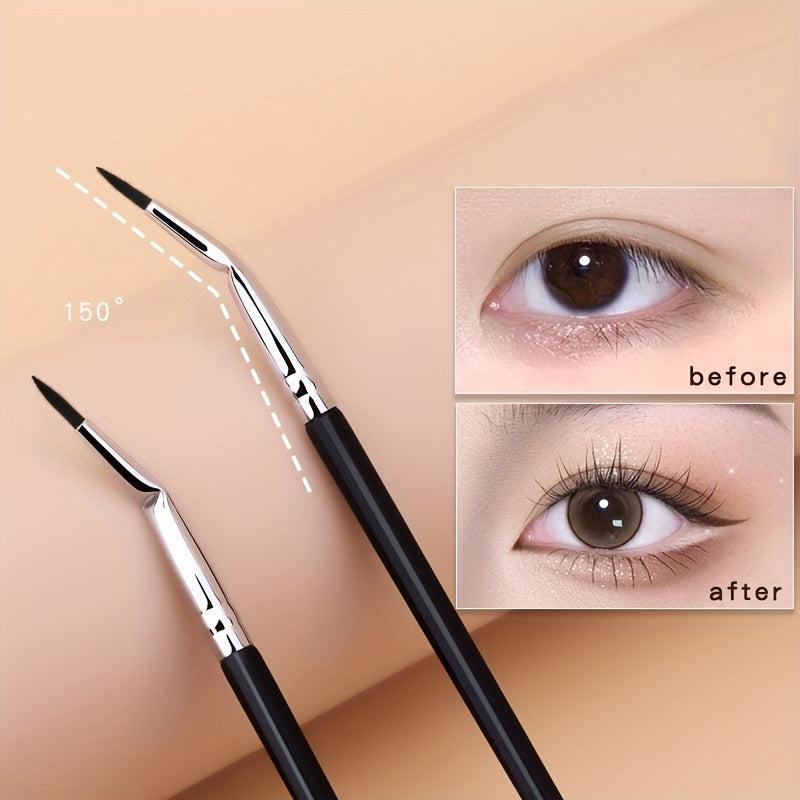 Ultra Fine Angled Eyeliner Brush for Precision Eye Define Makeup