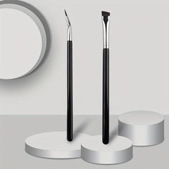 Ultra Fine Angled Eyeliner Brush for Precision Eye Define Makeup