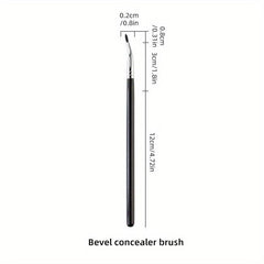 Ultra Fine Angled Eyeliner Brush for Precision Eye Define Makeup