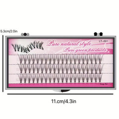 Single Cluster Lashes Segmented Grafting Eyelashes 10 Simulated False Eyelashes
