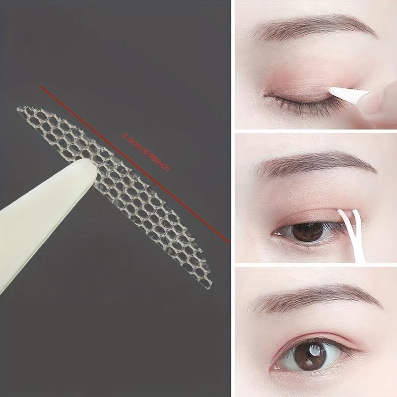 240pcs Eyelid Tape Sticker Invisible Double Fold Eyelid Lace Paste