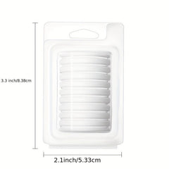 10pcs Transparent Eyelash Glue Strips Reusable Makeup Tools