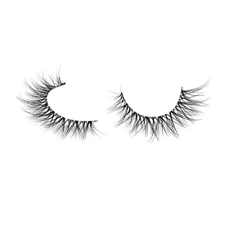 Natural Look Fox Eyelashes 3D Faux Mink Eyelashes 7 Pairs