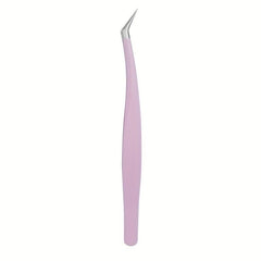 Stainless Steel Precision Eyelash Tweezers Curler Clip